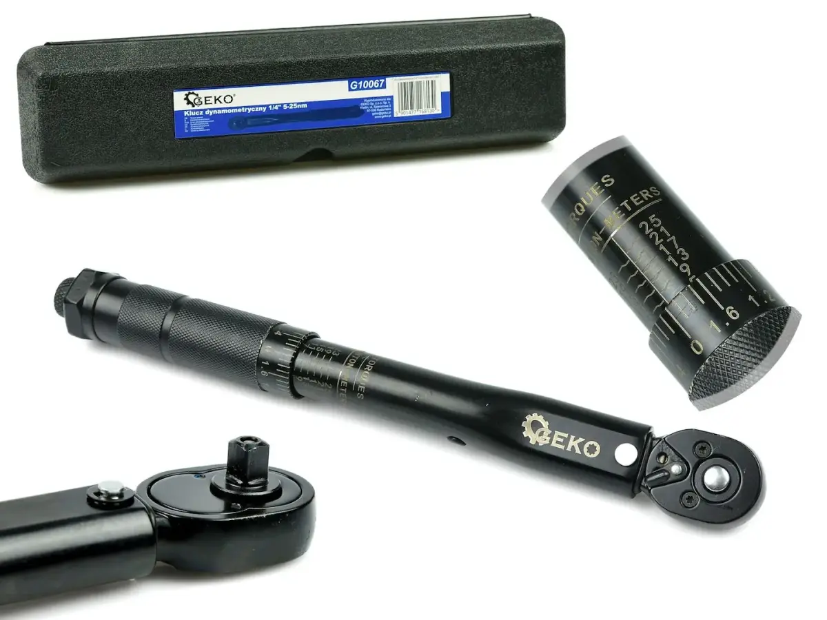 1/4" Torque Wrench 5-25 Nm, Black HD