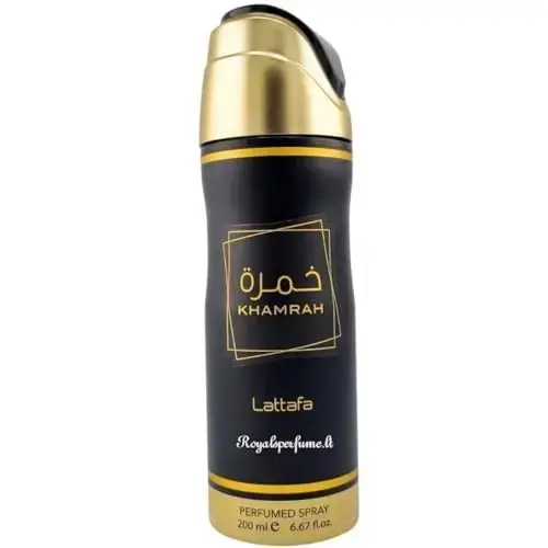 Lattafa Khamrah Perfume Deodorant 200Ml in Blue