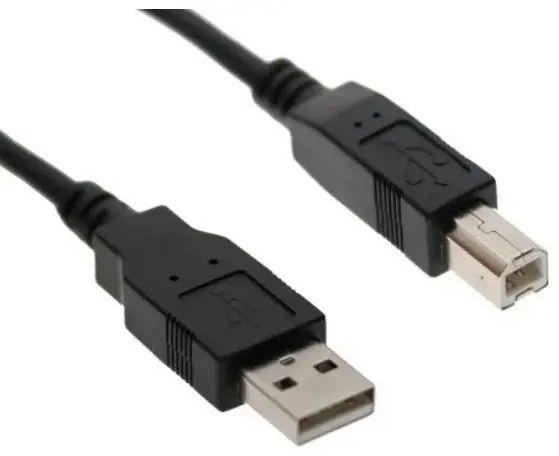 Omega OUAB1 USB 2.0 A-plug AM-BM Printer Cable 1.5m Black