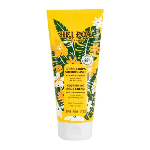 Hei Poa, Monoi De Tahiti, Nourishing, Body Cream, 200 ml