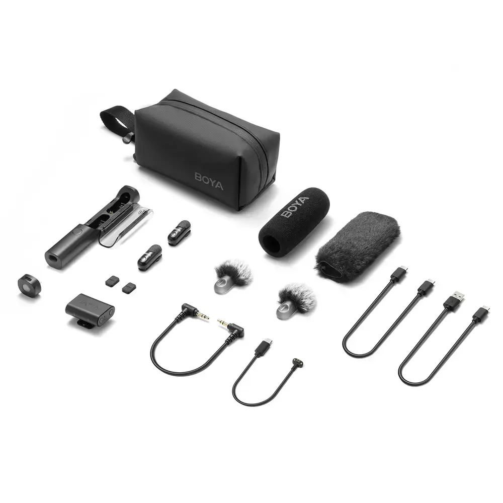 Mikrofon BOYA MAGIC-03 bezprzewodowy 2.4GHz USB-C - czarny