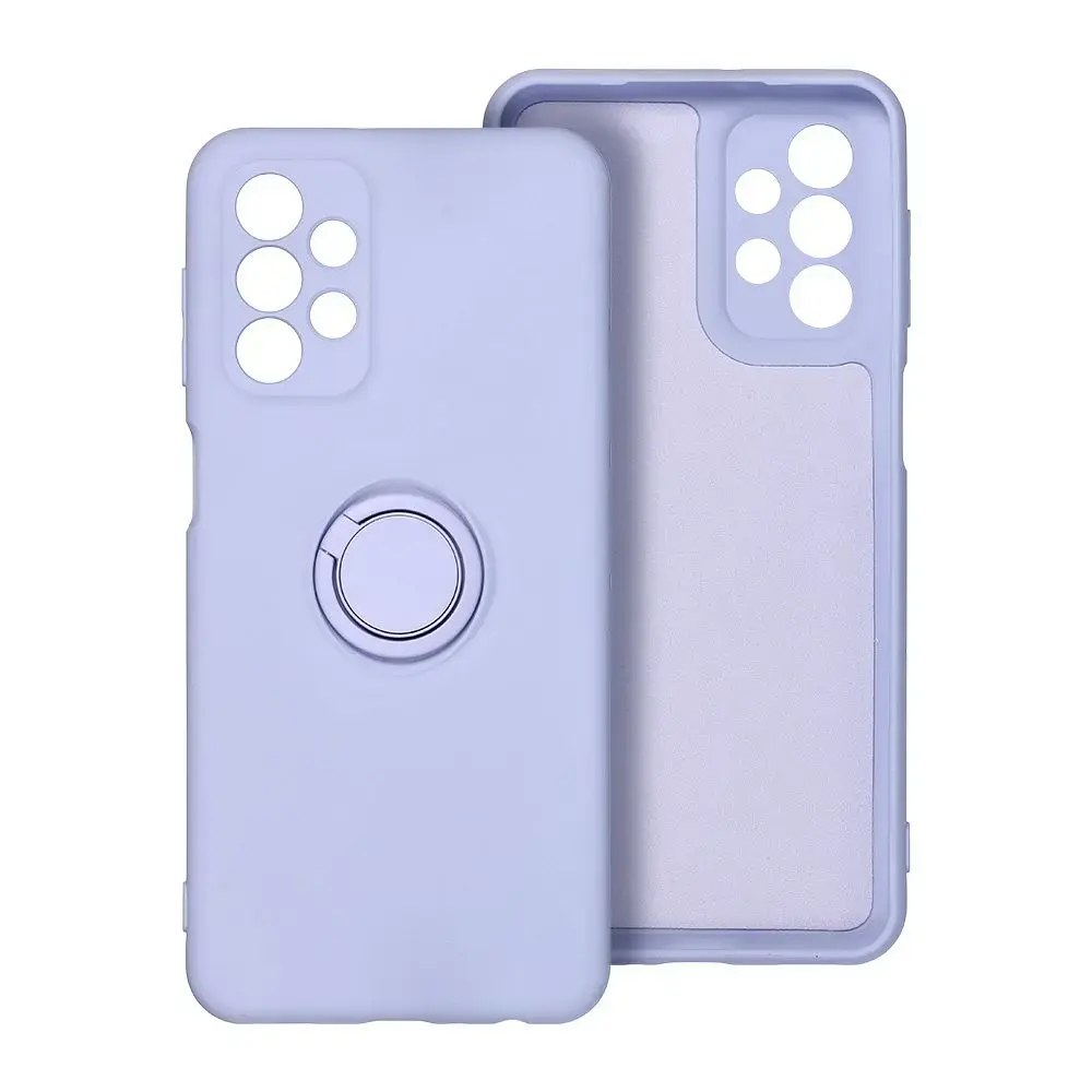SILICONE RING case for SAMSUNG A35 5G violet