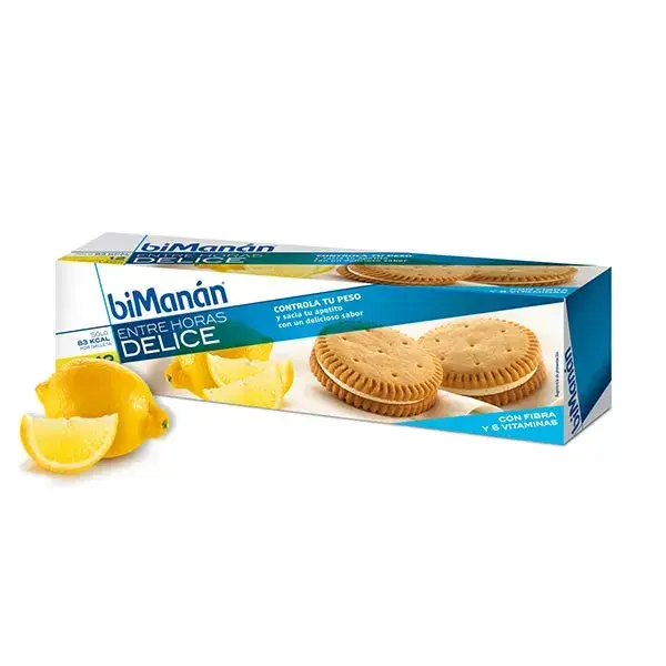 BIMANÁN Bimanán Lemon-Flavoured Biscuits 2 Units