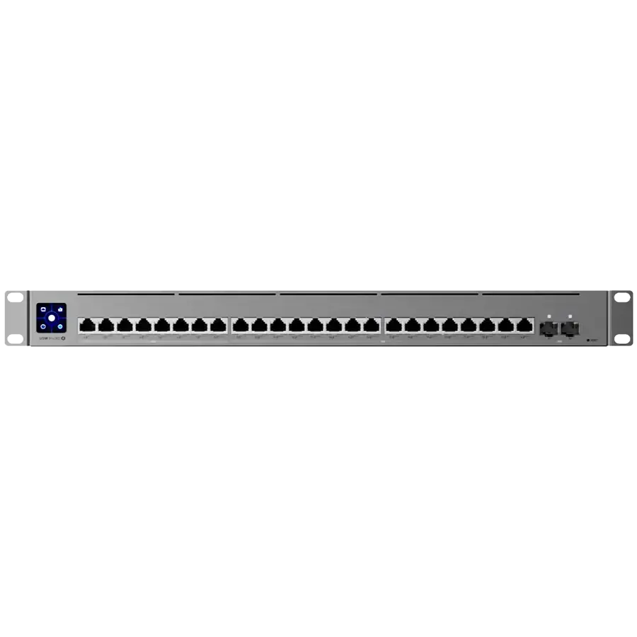 Ubiquiti USW-PRO-XG-24-EU Layer 3 Etherlighting 16x 10 GbE, 8x 2.5 GbE, and 2x 25G SFP28 ports