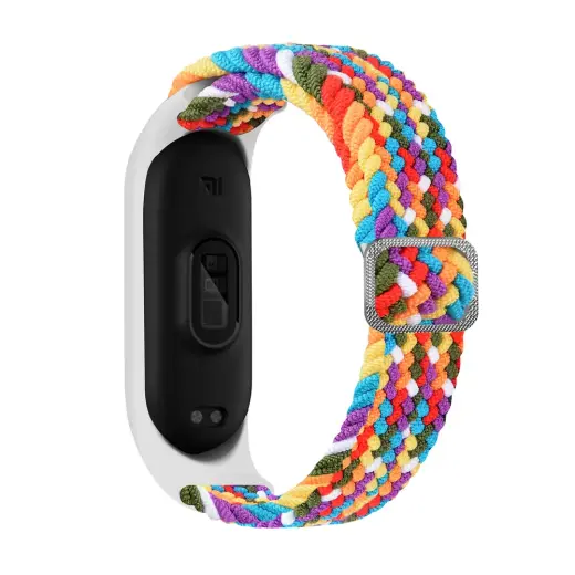Fusion Braided Cloth band for Xiaomi Mi Band 3 | Mi Band 4 | Mi Band 5 | Mi Band 6 multicolor