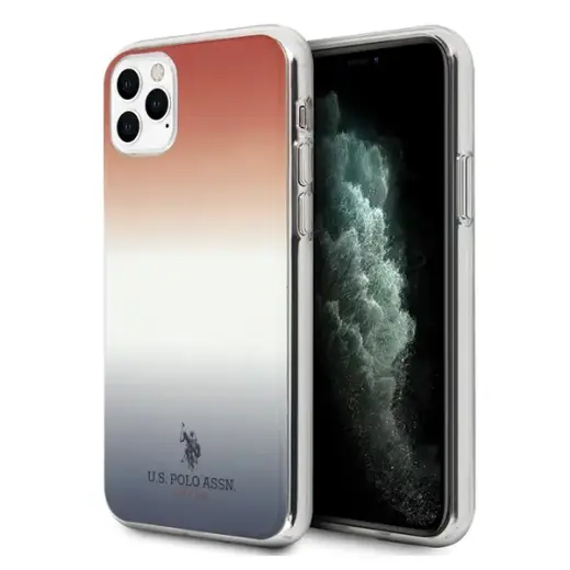 US Polo USHCN58TRDGRB iPhone 11 Pro raudonai-mėlynas|blue&red Gradient Pattern Collection