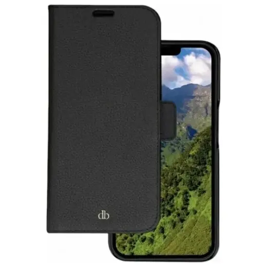 dbramante 1928 New York 2-in-1 book type phone case for iPhone 14 Pro black
