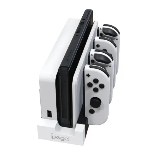 iPega 9186 Charger Dock pro N-Switch a Joy-con White/Black