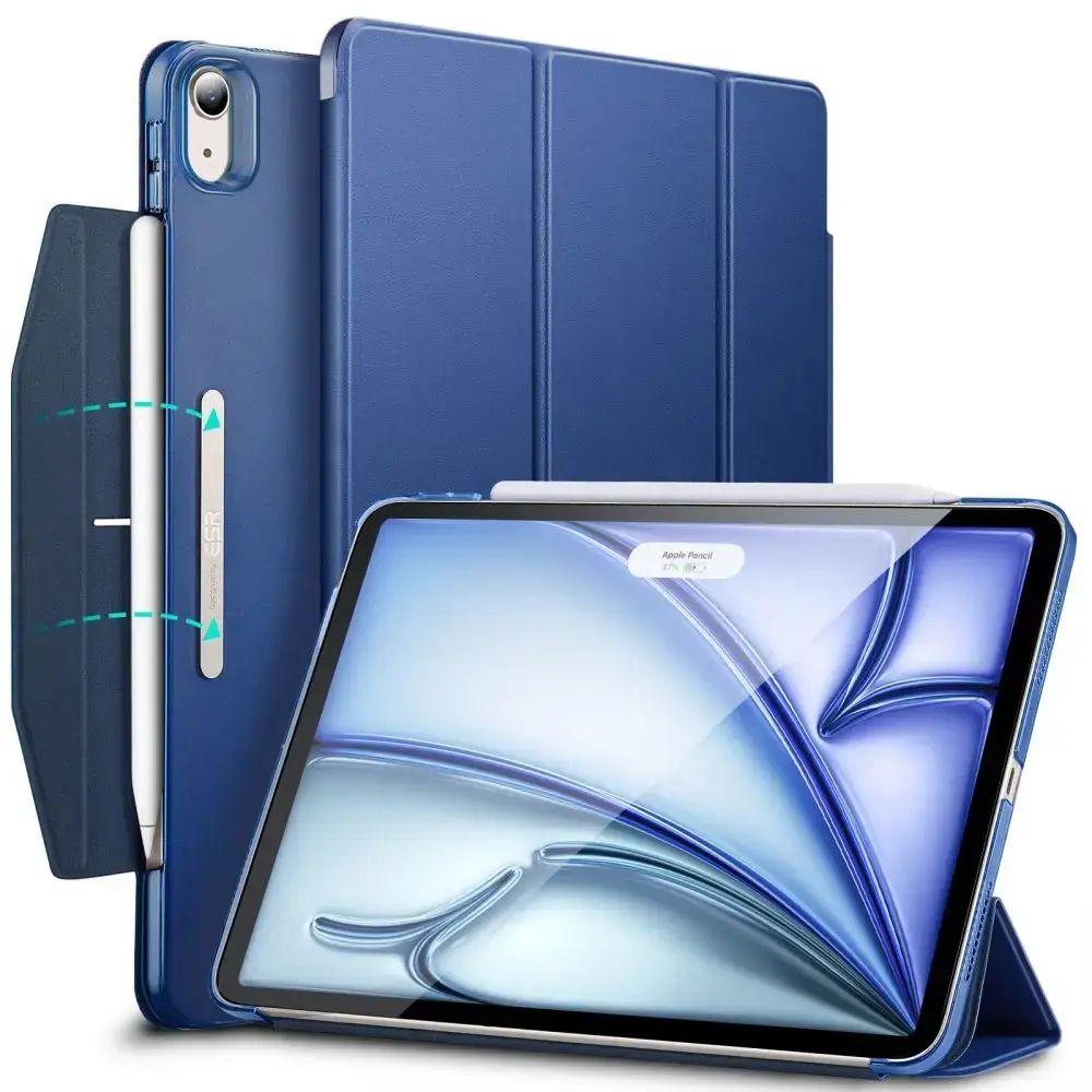 ESR Ascend Trifold case for iPad Air 10.9'' 4|5 2020-2022 | 11.6'' 2024 - dark blue