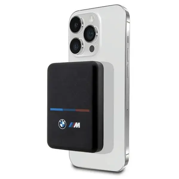 BMW M Collection BMPBMS5K22PGVK ārējais akumulators (powerbank) | 5 000 mAh | 15W | USB-C, MagSafe | melns