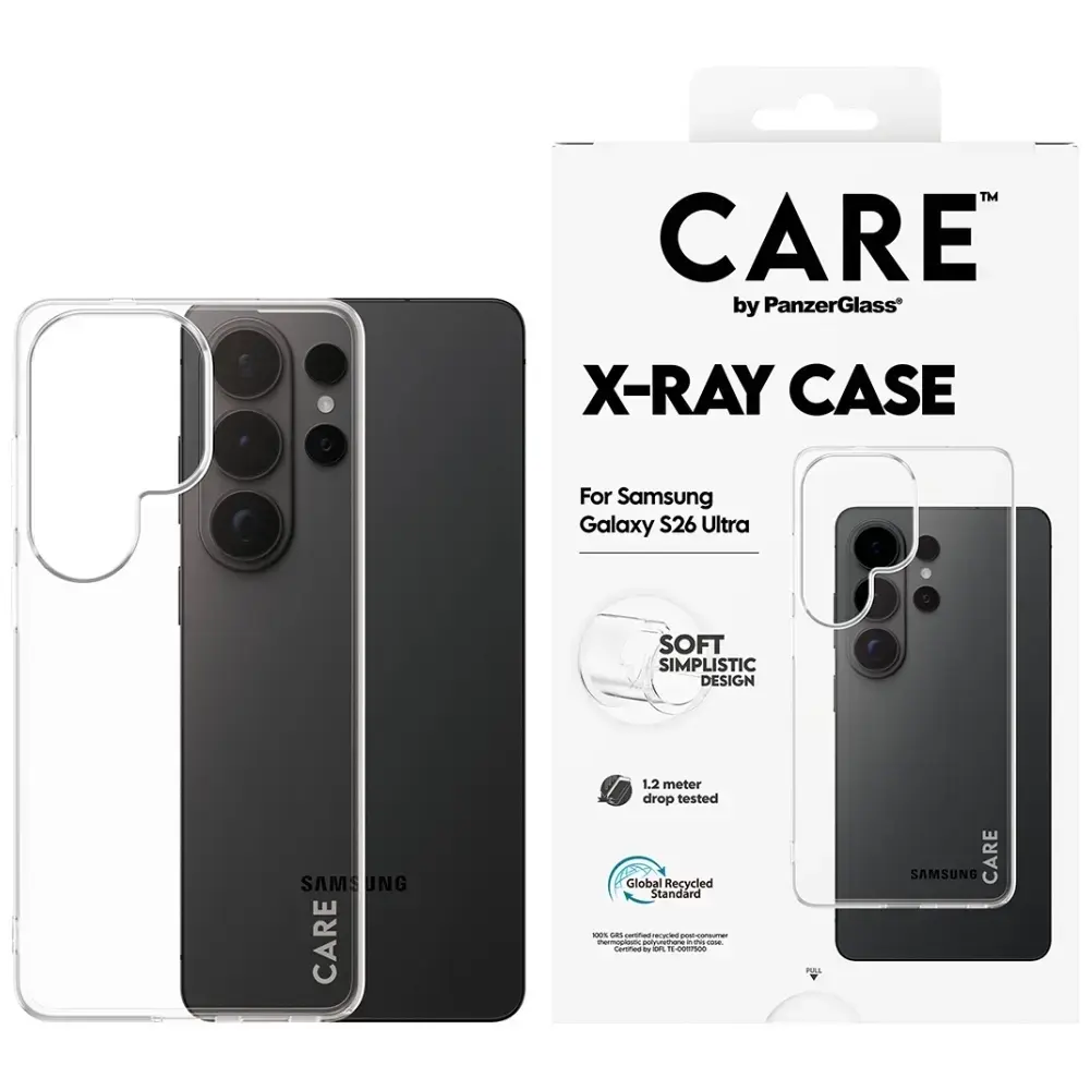 CARE by PanzerGlass X-Ray maciņš telefonam Samsung Galaxy S26 Ultra (S948) caurspīdīgs