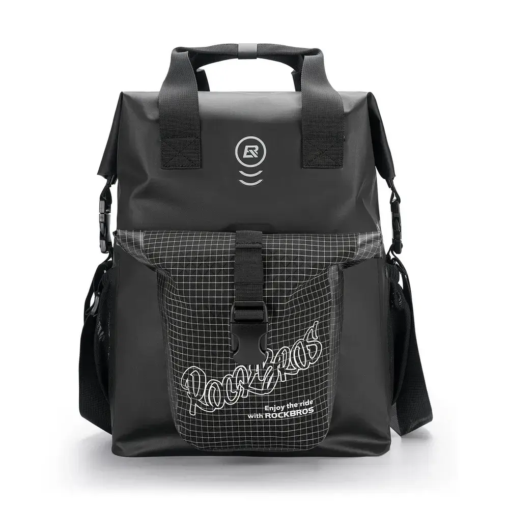 Torba rowerowa Rockbros AS-158 na kierownicę do roweru składanego Brompton 18 l - czarna