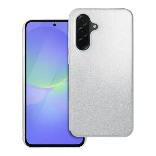 Shining phone case for Samsung Galaxy A36 5G silver