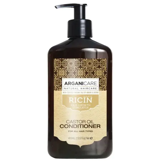 Arganicare, Ricin, Hair Conditioner, For Growth Stimulation, 400 ml