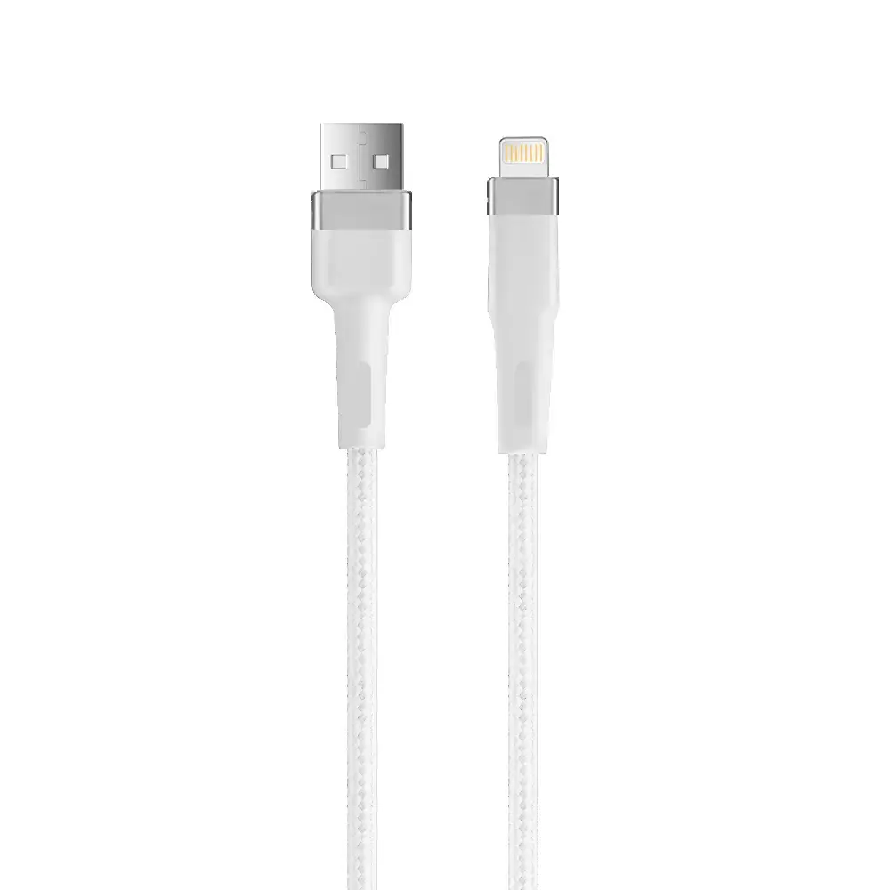 Setty KNA-L-1.220 datu pārraides un uzlādes vads | USB-A uz Lightning | 10W | 1.2m | balts