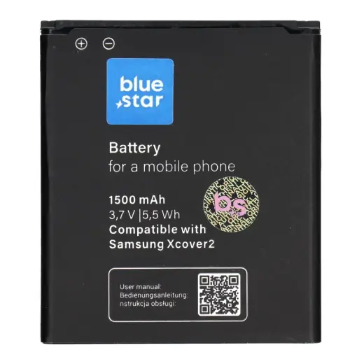 Battery for Samsung S7710 Galaxy Xcover 2 1500 mAh Blue Star