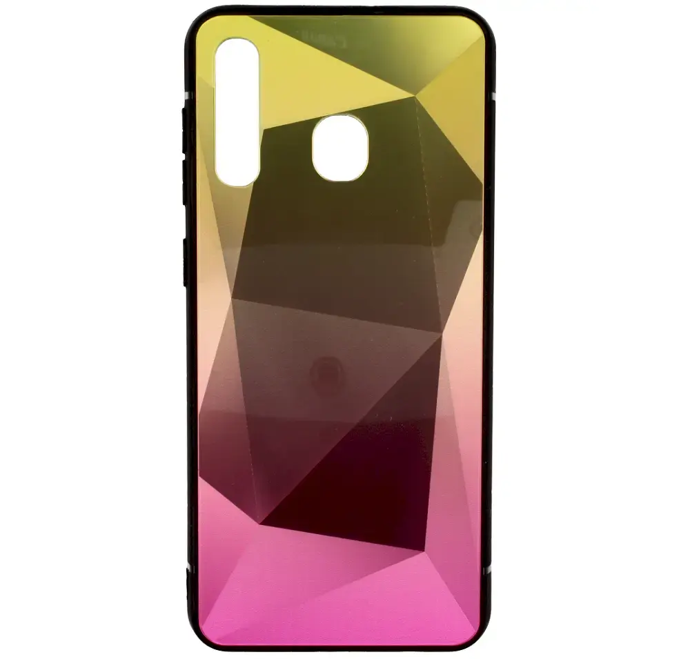 Fusion Stone Ombre Back Case Silikona Aizsargapvalks Priekš Apple iPhone 11 Pro Dzeltens - Rozā