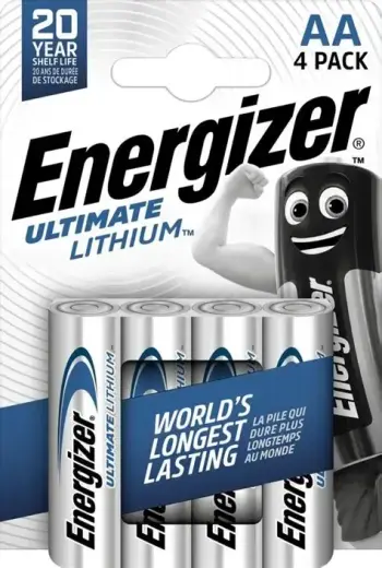 Energizer LR06-4BB Ultimate Lithium AA baterijas | 4 gab.