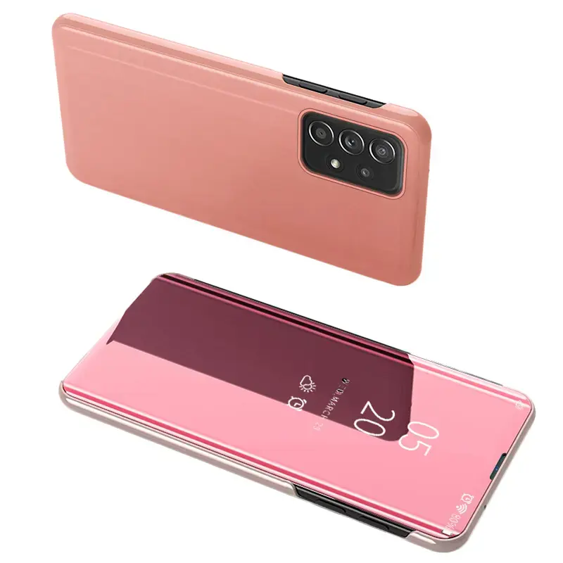 OEM Clear View grāmatveida maciņš telefonam