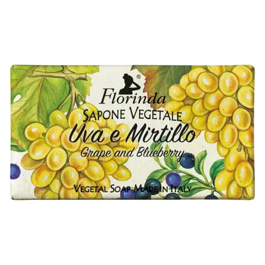 Florinda, Grape & Blueberry, Vegan, Hydrating, Scented Soap Bar , Body, 100 g