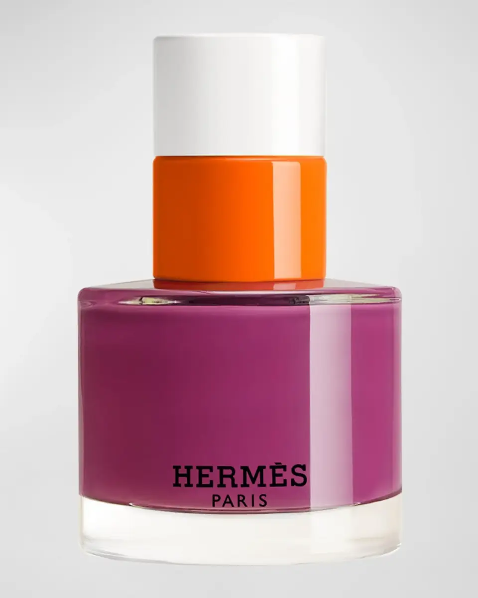 Hermes, Paris, Natural, Lacquered, Nail Polish, 48, Ultraviolet, 15 ml