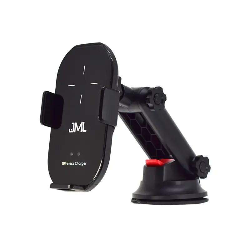 JML CH-101 car holder with wireless charging 10W black