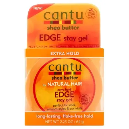 Cantu Shea Butter for Natural Hair Extra Hold Edge Stay Gel 64 G