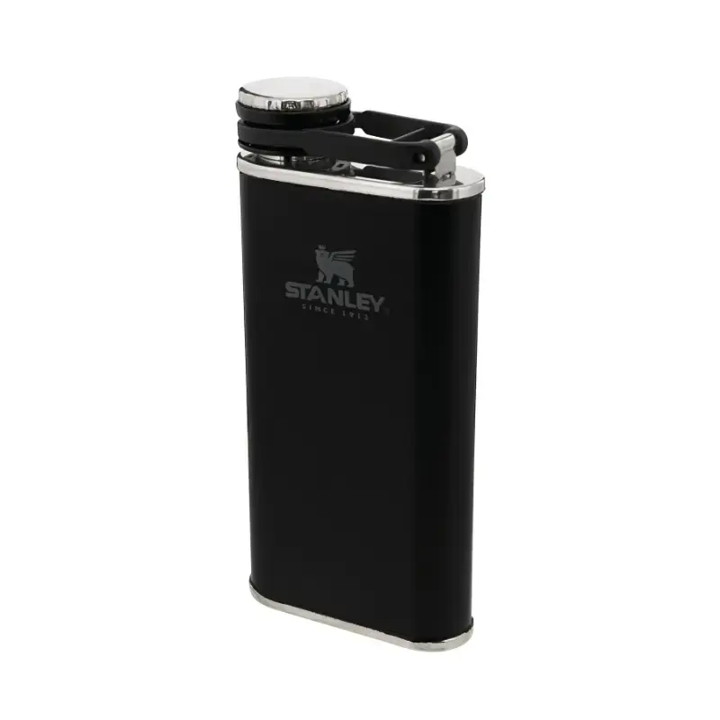 Фляга The Easy-Fill Wide Mouth Flask 0,23Л  матовый черный