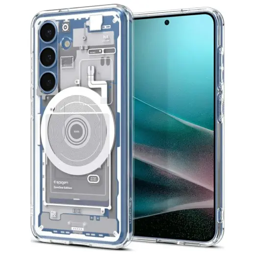 Etui Spigen Ultra Hybrid Mag MagSafe do   Samsung Galaxy S25 biały