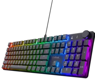 Klaviatūra Trust GXT 866 Torix Black