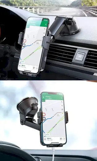 Joyroom JR-ZS219 Three-axis electric Wireless Charging Car Holder Dashboard Black