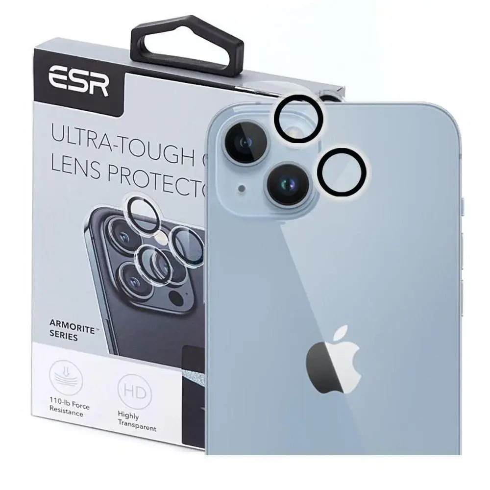 TEMPERED GLASS ESR CAMERA LENS IPHONE 15 | 15 PLUS CLEAR