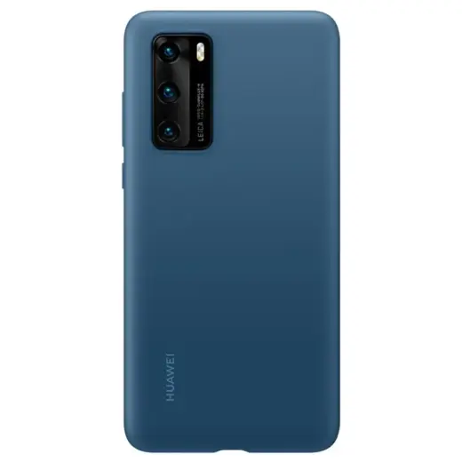 Huawei Original Silicone Cover for Huawei P40 Ink Blue
