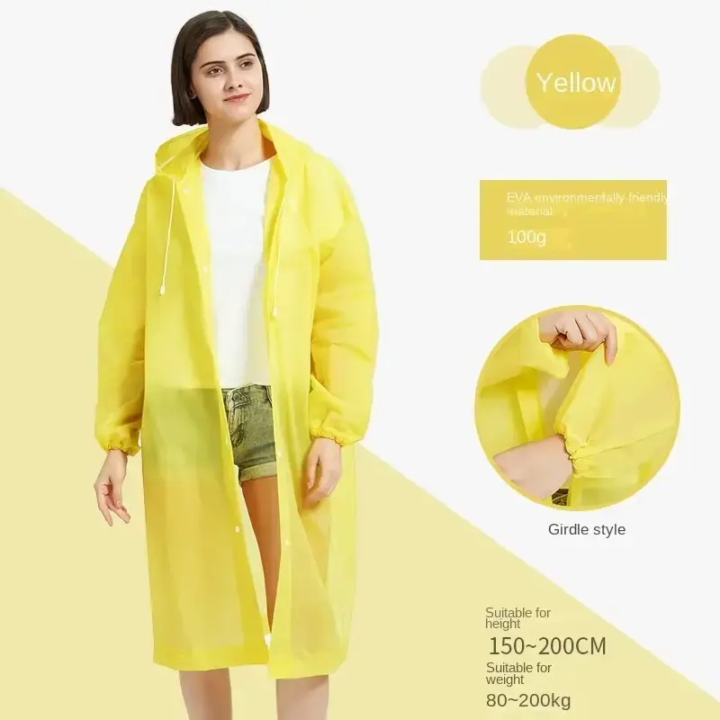 RAINPROOF COAT (ONE SIZE) YELLOW