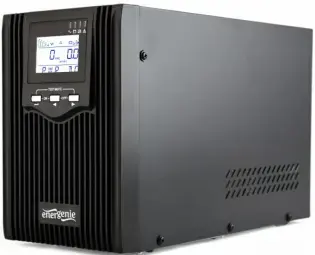 Nepārtrauktās barošanas bloks Energenie UPS With USB and LCD Display 1000 VA Black