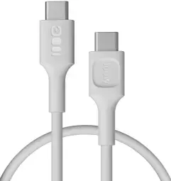 Green Cell PowerFlex data transfer and charging cable | USB-C to USB-C | 100W | 1.2m | white