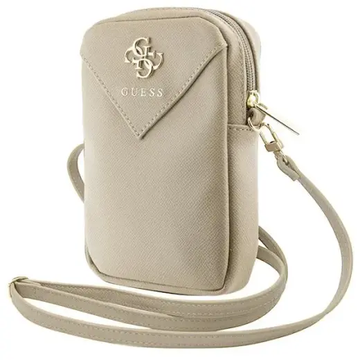 Guess Torebka GUWBZPGSTEGD złoty|light gold Zip Triangle 4G