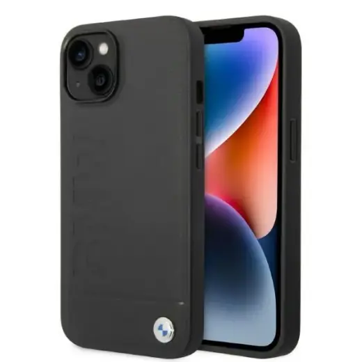 Etui BMW BMHMP14MSLLBK iPhone 14 Plus 6,7" czarny|black hardcase Signature Logo Imprint Magsafe
