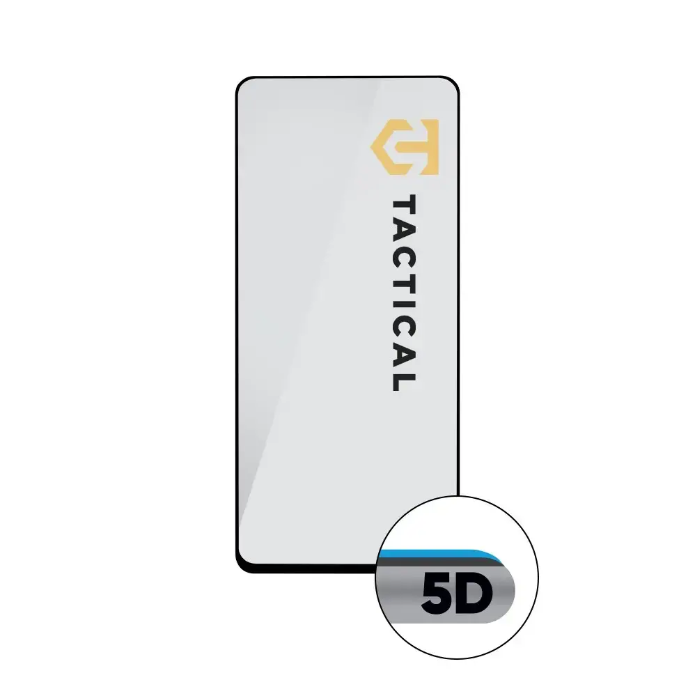 Tactical Glass Shield 5D for Poco X5 5G Black