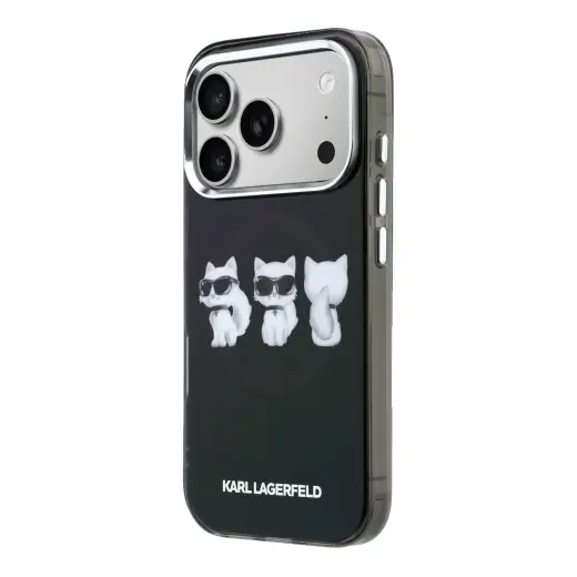 Karl Lagerfeld IML Choupette Trio Watercolor чехол с поддержкой MagSafe для телефона iPhone 17 Pro