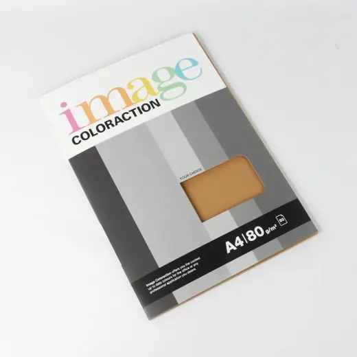 Krāsains papīrs IMAGE COLORACTION, A4, 80 g/m2, 50 loksnes, brūns