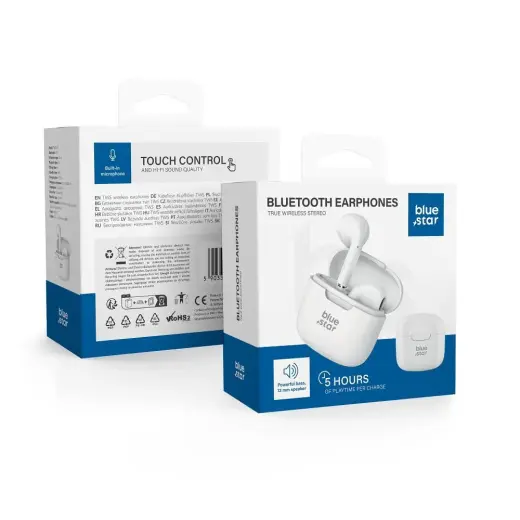 Wireless earphones Blue Star FI7 TWS white