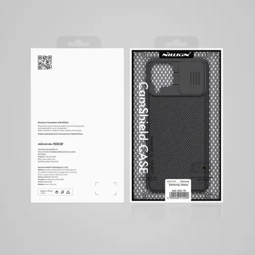Nillkin CamShield Hard Case for Samsung Galaxy A22 4G Black Photo