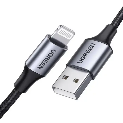 UGREEN US199 data transfer and charging cable | MFI | USB-A to Lightning | 12W | 1.5m | black