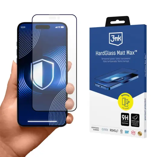 3mk HardGlass Matt Max tempered glass for phone iPhone 14 Pro Max