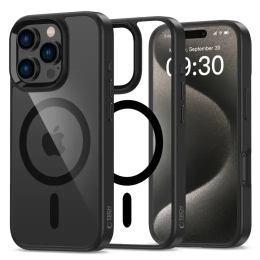 TECH-PROTECT MAGMAT telefoni ümbris MagSafe toega iPhone 16 Pro Max must