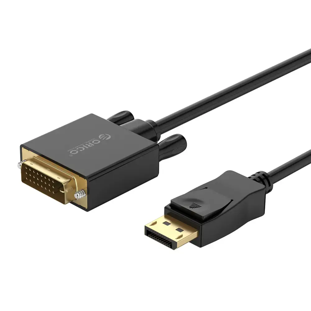 Orico XD-DTD DisplayPort to DVI 4K Cable 1m - Black