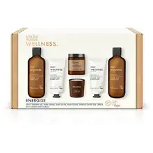 Welness Energise Gift Box Bath and Body Care Set (Ginger, Lemon & Basil)