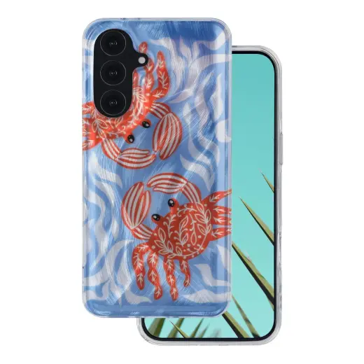 Ultra Trendy Summer maciņš telefonam Samsung Galaxy A17 5G (A176) daudzkrāsains (krabis)