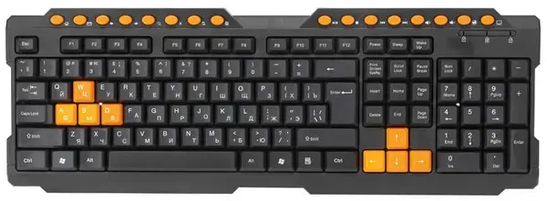 Omega Aurora OK026RU multimedia keyboard USB (RU|ENG)